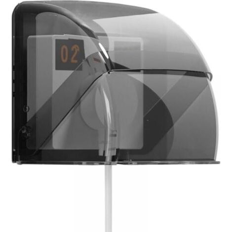 110x95x105mm Cache Prise Electrique Noir Transparent Cache Interrupteur Mural Imperméable Housse Étanche pour Sonnette pour Interrupteurs Prises Machines Empreintes Digitales (1/5)