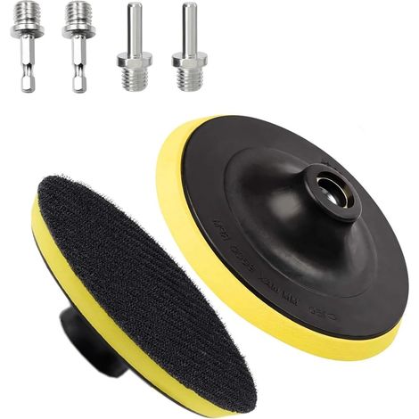 2 x 125 mm Sanding Plates with M14 Thread Sanding Plates Sanding Discs Sanding Plate for Tool Drill Angle Grinder (1/5)