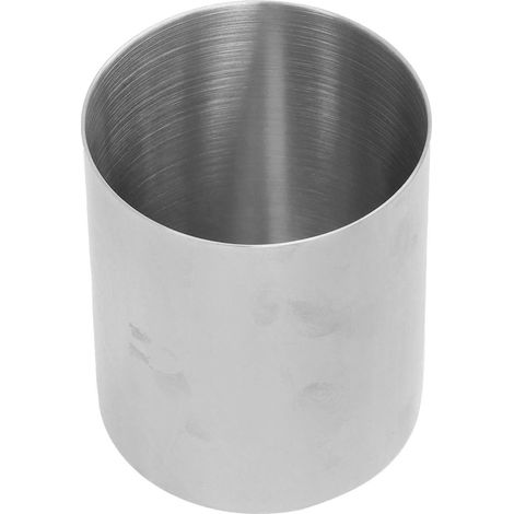 Bureau crayon tasse stylo conteneur bureau conteneur en acier inoxydable papeterie organisateur décor à la maison conteneur couleur inoxydable (1/5)