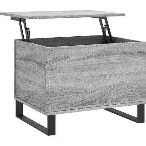 Maison Exclusive - Couchtisch Grau Sonoma 60x44,5x45 cm Holzwerks