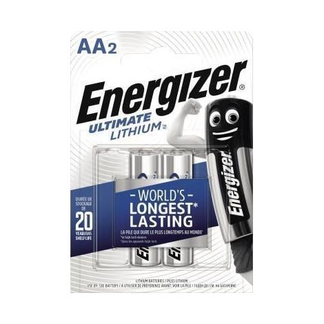 Energizer Batterie Ultimate Lithium 639154 AA Mignon L91 2 St./Pack.