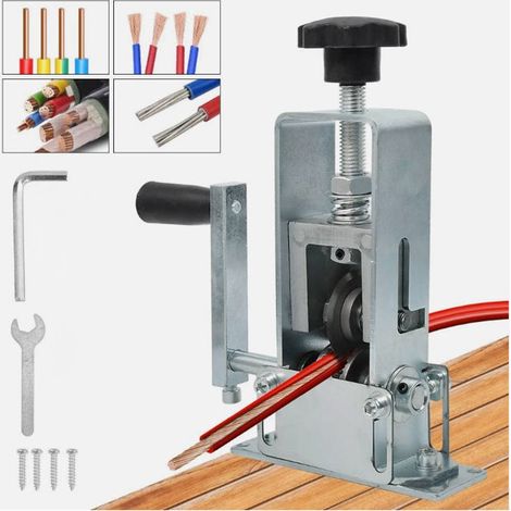 Pince à dénuder professionnelle - Fonctionne parfaitement avec les câbles monoconducteurs, multiconducteurs et coaxiaux (1 à 25 mm de diamètre), y compris les fils en cuivre, rigides, souples, gainés, (1/5)
