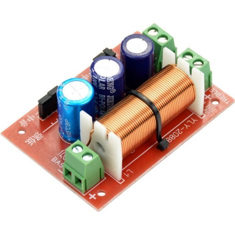 400W Multi-Haut-parleurs réglables aigus/Basses Filtre croisé Audio 2 canaux