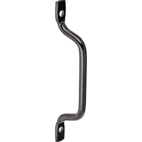 Poignée de porte droite noire 159 x 13 mm (1/2)
