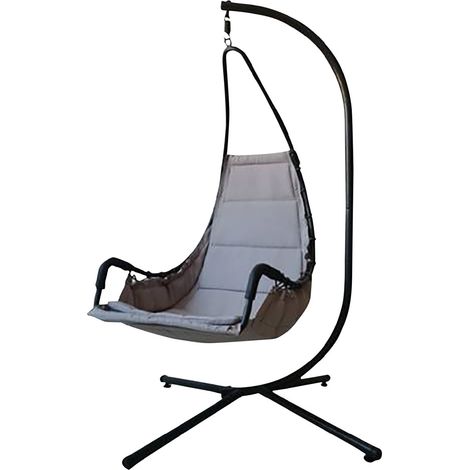 1PZ DONDOLO 'ASN' monoposto - cuscino beige/marrone