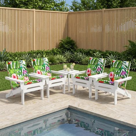 vidaXL Cojines para Sillas de Respaldo Alto en 6 Piezas GEMERT 6 pcs (1/5)