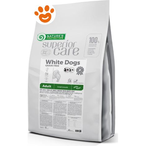Natures Protection Dog Superior Care Manti Bianchi Adult con Insetti - Sacco 1,5 Kg -