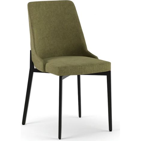 Charm, Set di 4 sedie in tessuto Verde (48cm X 58.5cm H. 89cm)  Duzzle (1/5)