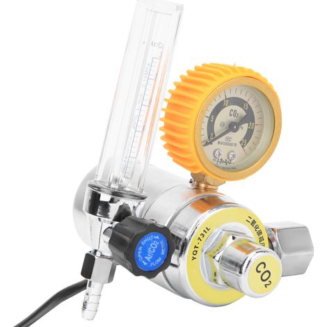 Réducteur de chauffage pour décompresseur de dioxyde de carbone, alliage de zinc, filetage femelle G5/8 po (1/5)
