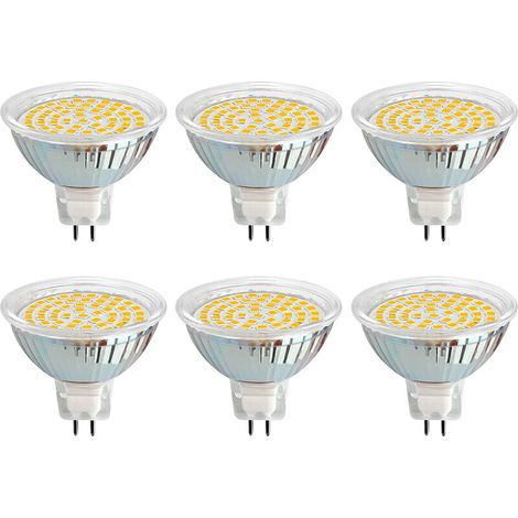 GU5.3 LED Bulb 12V 3W Cool White 6000K, Ø50mm, 120 Degrees, GU5.3 Equivalent 30W, 500LM, AC/DC 12V, MR16 GU5.3 LED Spotlight for Kitchen/Bathroom/Cabinet, Non-dimmable, Pack of 2 6 (1/4)