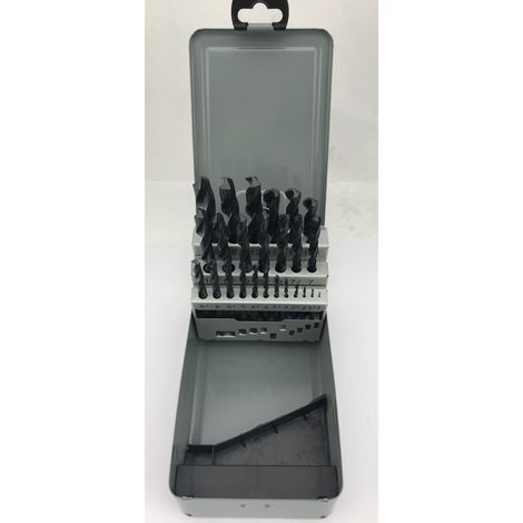 Coffret de forets RS PRO Acier rapide 1mm à 13mm, 25 pièces ( Prix pour 1 Jeu )