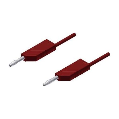 Hirschmann Test & Measurement MLN 200/2,5 RT Cordon de mesure Banane mâle 4 mm Banane mâle 4 mm 2.00 m rouge 1 pc(s) (1/4)