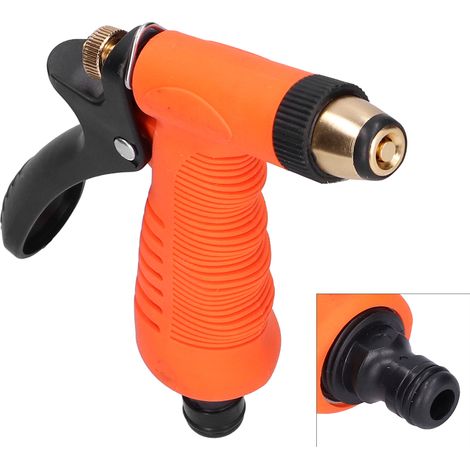 Pistolet à eau haute pression portable pour jardinage, lavage voiture et nettoyage polyvalent, accessoire d'arrosage multifonction (1/5)