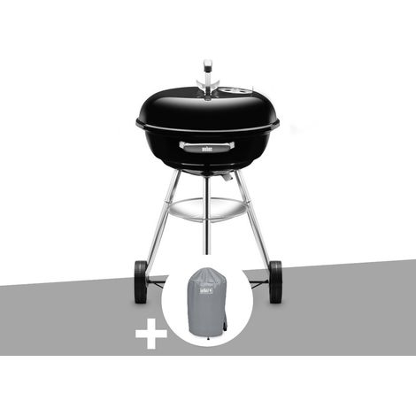 Barbecue à charbon Compact Kettle 47 cm + Housse - Weber