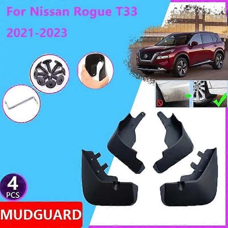 Kotflügel für Nissan Rogue X-Trail T33 X Trail 2021 2022 2023, hintere Schmutzfänger, Spritzschutzabdeckung, Radabdeckung, Auto-Schmutzfänger-Zubehör