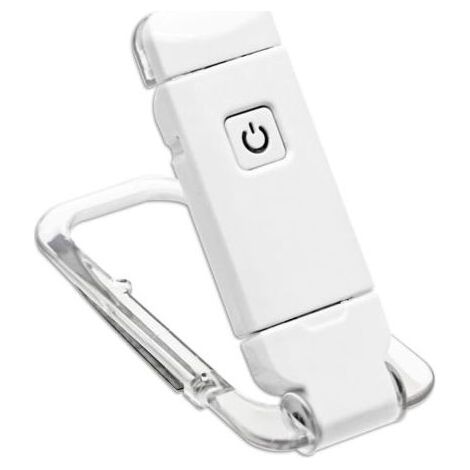 Leselampe, USB-wiederaufladbare Klemmleuchte, flexibler und tragbarer Clip, augenschonendes, weiches Licht, kompakt und robust, ideal zum Lesen im Bett (1/4)