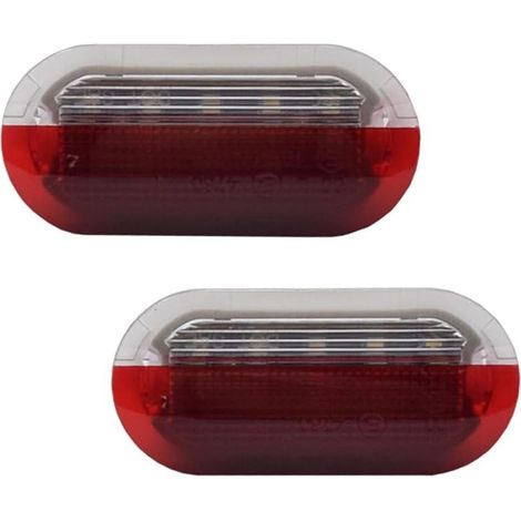 2 PCS LED lumières de courtoisie de porte avec avertissement pour VW Golf 4 Polo Mk4 Bora 6R Sharan LED 1J0949105A 1J0947413 (1/5)
