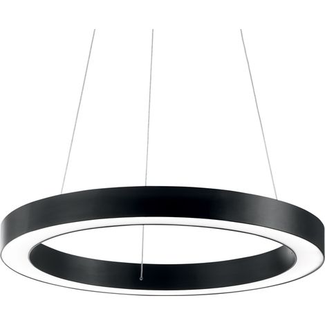 Sospensione Moderna Oracle Alluminio-Materie Plastiche Nero Led 35W 3000K (1/2)