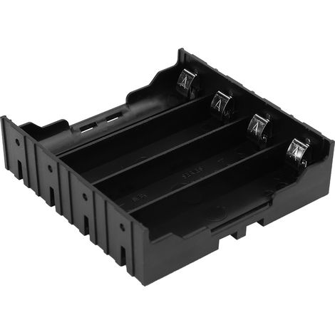 Boîtier de rangement pour 5 piles 18650, support de batterie avec broches dures, système d'alimentation, étui de protection, coffret de stockage, lot de 5, pour projecteur LED ou outil électrique (1/5)