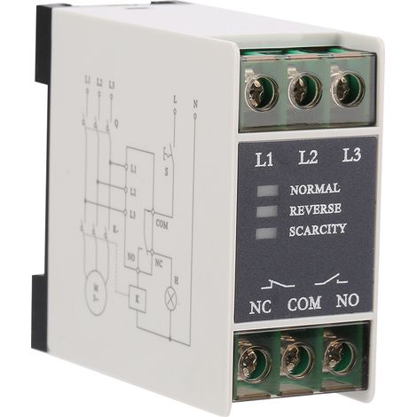 TG30 3-Phasen-Phasenfolgerelais, Phasenausfallschutz, 220–380 V AC (1/5)