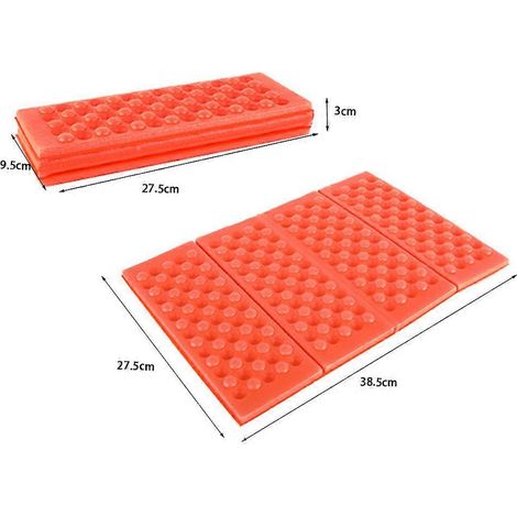 Tapis de pique-nique/camping en mousse XPE, coussin de siège pliable, matelas de plage portable et imperméable pour la randonnée et les activités de plein air.