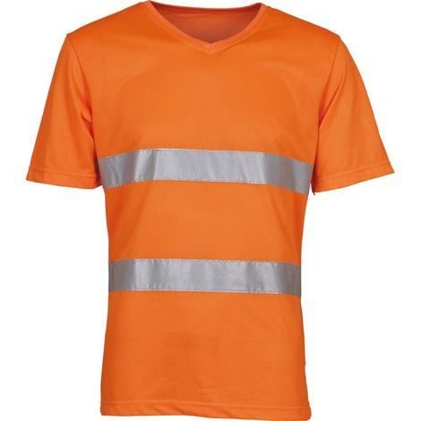 T-shirt alta visibilità Yoko TOP COOL Arancione XL