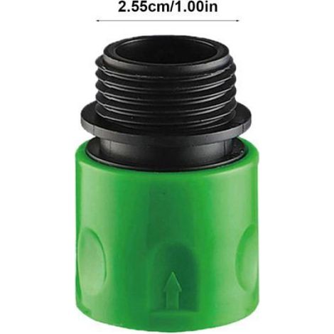 Raccord Tuyau Arrosage - 2, Connecteur Femelle Rapide - Eau Déconnexion - Pour Jardin Cuneary (1/4)