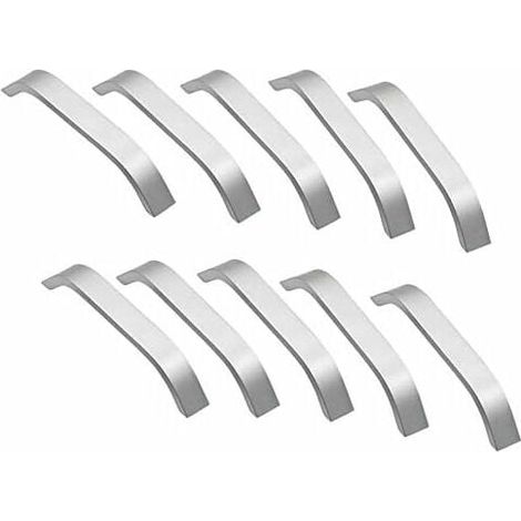 10PCS poignée meuble-poignée de meuble cuisine argent 128mm poignées de placard Cuisine Meuble Placard (1/5)