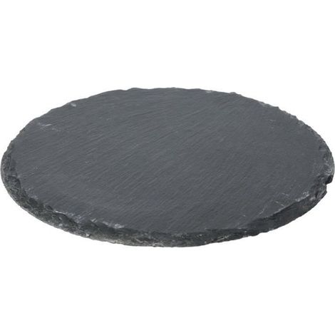 Plateau - Ardoise - 25 cm - Pour Service Table - Noir - 1 Pièce (1/4)