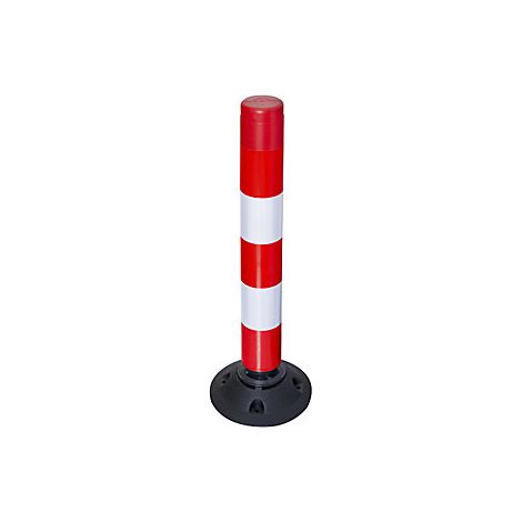 LeitPin - Modell 76-TL, Höhe 760 mm - rot-weiß reflektierend Absperrung (1/2)