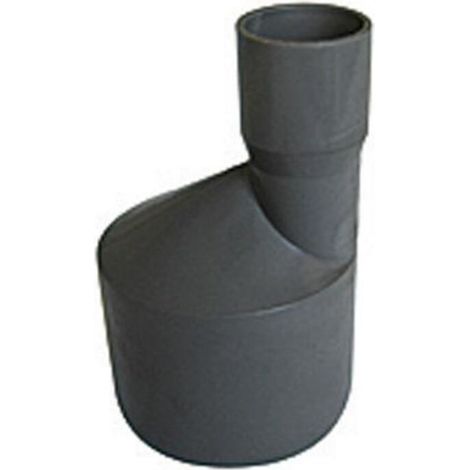 REDUCTION EXCENTREE PVC POUR EVACUATION MALE FEMELLE (1/2)
