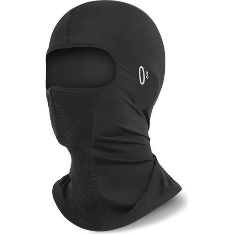 1 masque de protection solaire respirant, blure de casque en soie glacée, masque de protection solaire d'extérieur, bandeau élastique de cyclisme, adapté aux sports de plein air (1/5)