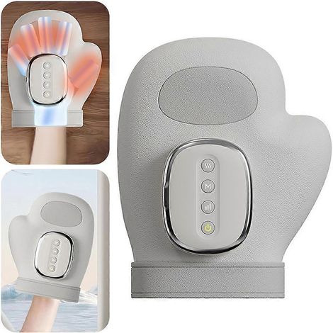 Appareil de massage des mains sans fil 3 en 1 avec fonction chauffante et compressive, 5 niveaux d'intensité et 3 réglages de chaleur, masseur professionnel pour soulager l'arthrite et le syndrome du (1/5)