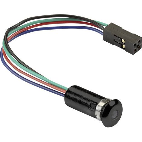 Mentor 2660.8302 Luce di segnalazione a LED RGB Lente: 3 mm 2 V, 3.5 V, 3.5 V 20 mA, 20 mA, 20 mA