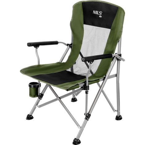 Chaise de camping NC3701 verte NILS CAMP (1/5)
