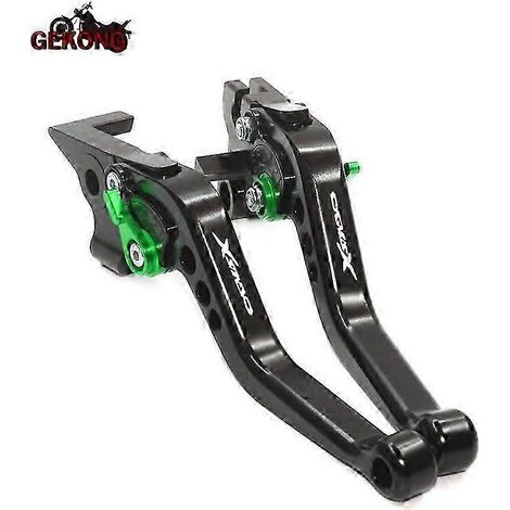 Accessoires pour Yamaha Cygnus X 125 Smax 155 2016-2018 : leviers de frein et d'embrayage courts pour moto (noir - D) (1/5)