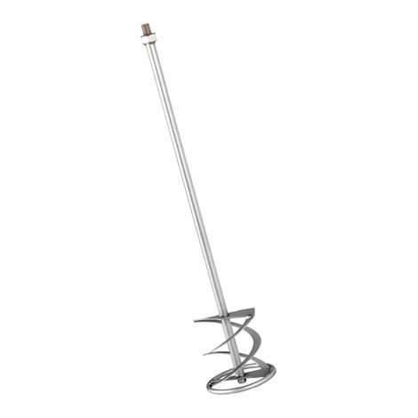 Collomix - asta di miscelazione - tipo wk - ø 120 mm - acciaio inox - m14