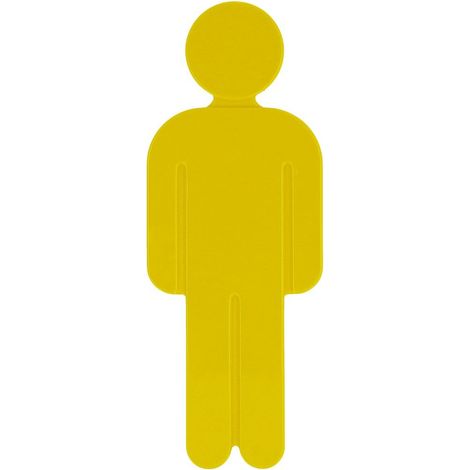 Pictogramme Nylon-Line hommes jaune