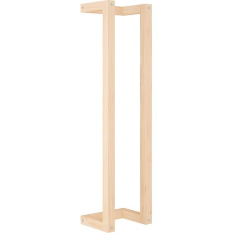 Toallero 23x18x90 cm madera maciza de pino 020005522