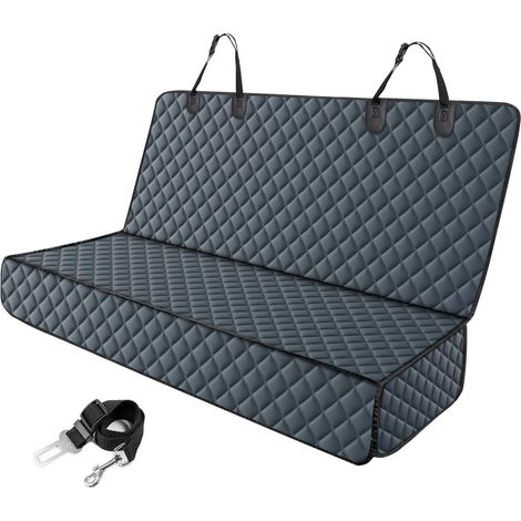 Hundedecke Auto Rückbank 137x120cm Grau, Wasserdicht & Kratzfest (1/5)