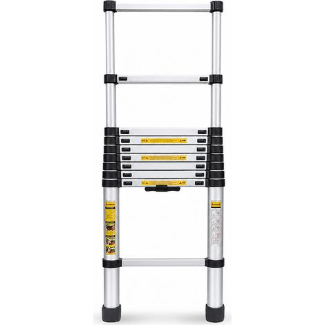 Échelle Télescopique Aluminium Pliante pour Maison 2,6 m (1/5)