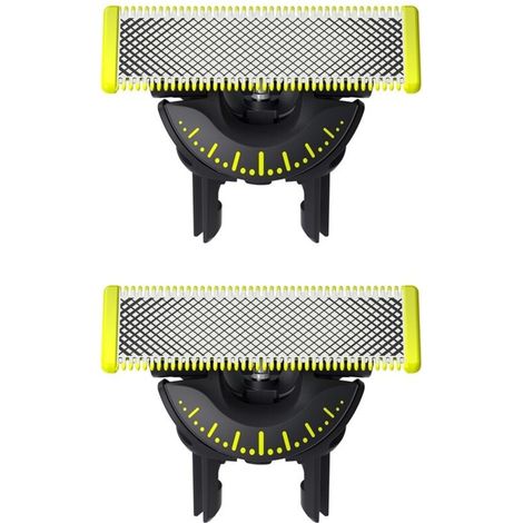 Philips QP420/50 OneBlade – Elektrischer Rasierer mit 2 Ersatzklingen und austauschbarem Aufsatz für Gesicht, Körper und empfindliche Zonen