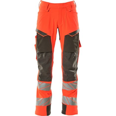 Mascot Hose mit Knietaschen 19079-511-22218 Gr. 76C47 hi-vis rot/dunkelanthrazit