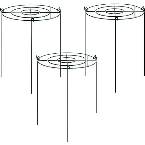 Filiyano-3 ensembles de supports à pivoines, supports pour plantes avec arches et treillis à 4 pieds, supports pour plantes, supports pour fleurs (1/5)
