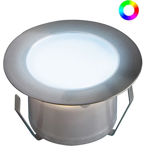 10 Spots LED à Encastrer - RGB - Telecommande + Transformateur 30W - SIROS - Ø60mm - Ø perçage 41mm - Plug & Play - Basse Intensité