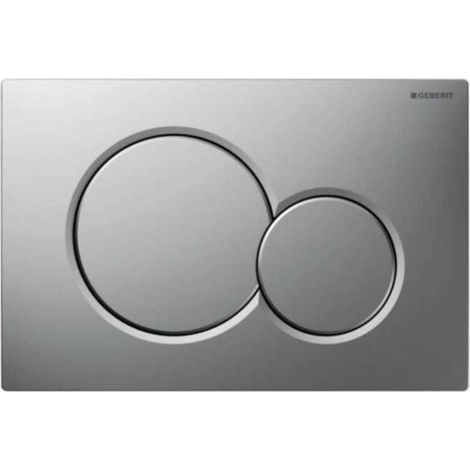 Sigma01 bouton-poussoir chromé brillant pour cadre Geberit (1/2)