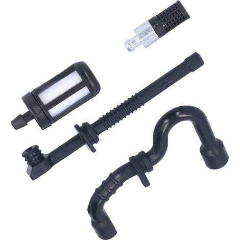 Remplacement du filtre à carburant, fabrication professionnelle de tronçonneuses Filtre à carburant Artisanat avec tuyau pour tronçonneuses 017 018 MS170 MS180. (1/5)