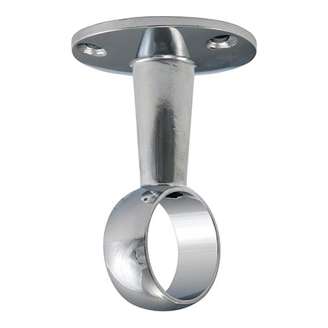TIMCO Centre Bracket For Round Tube Polished Chrome - 25mm