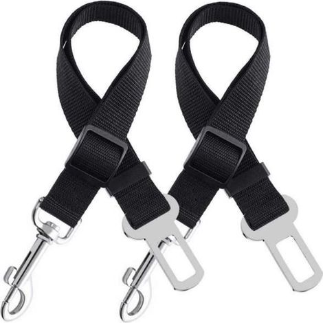 Voiture Ceinture de Securite pour Chien Indéchirable Réglable, 2 Pcs Harnais Voiture Chien Voiture (1/4)