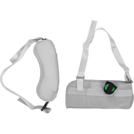 Écharpe d'abduction d'épaule amovible, coussin de soutien respirant pour soulager la douleur, attelle de bras pour luxation traumatique (1/5)